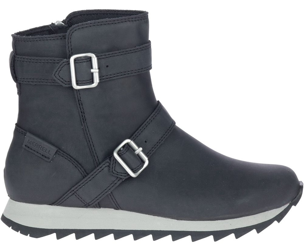Botas Senhora - Merrell Alpine Buckle Waterproof - Pretas - TKN190753